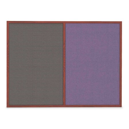 United Visual Products Slim Style Indoor Enclosed Corkboard, 48", UVRDS48SBH-WHITE-CLOUD UVRDS48SBH-WHITE-CLOUD